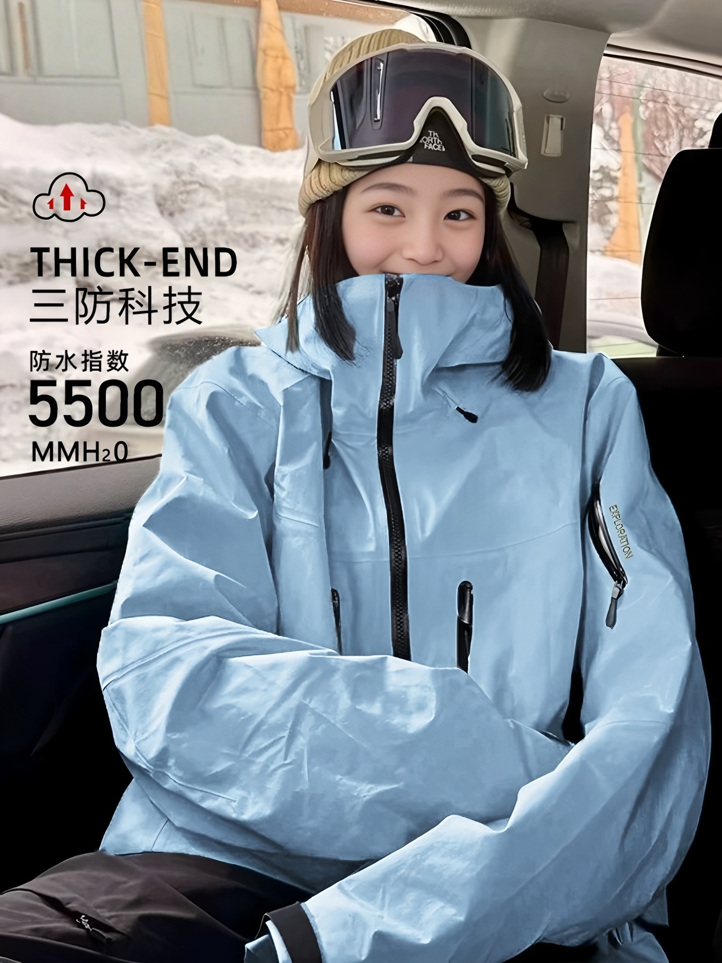 Pájaro con ropa de asalto para mujeres 3 en 1 al aire libre impermeable a prueba de viento y calentamiento de dos piezas de otoño y invierno concha dura ropa de montaña para hombres