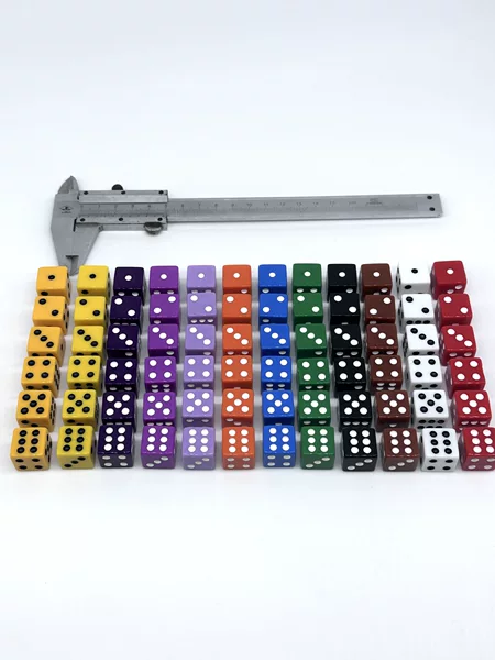 16MM high quality Right Angle Color Dice Color KTV Table Game Toy Accessories Sieve