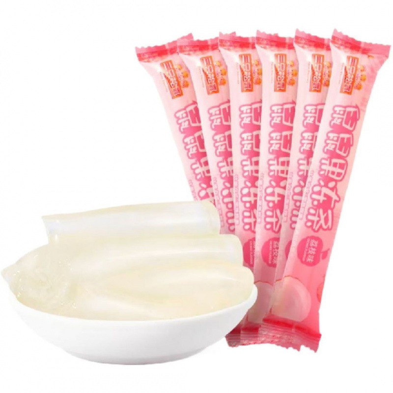 Fruit-Flavored Jelly Bars That Can Be Sucked, Refreshing and Chewy, a Leisure Snack to Satisfy Cravings