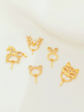 ����ɫ�~�18K�������RС����¹������߱펧��diy�ֹ��������