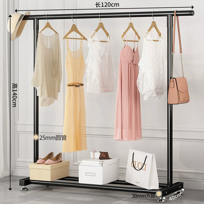 1.2m 검정색 25 튜브 추가 두꺼운 내하중 75kg