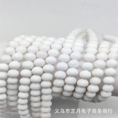 芷月飾品 瓷白串珠玉石散珠DIY手工配件半成品珠子直播批發熱銷