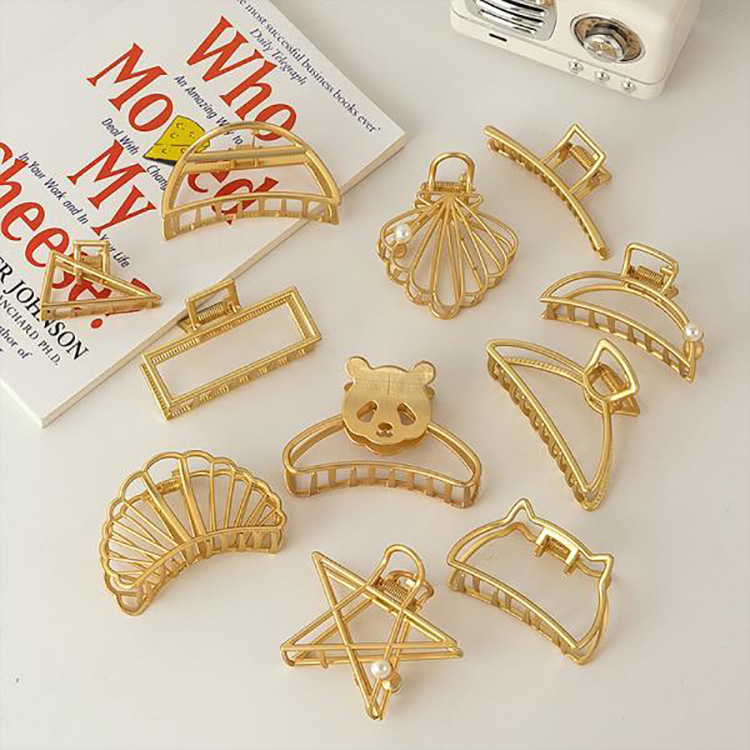 Korea ins hair accessories metal catch c...