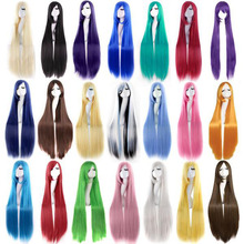 100cm�����f��cosplay�Lֱ�ٰl ���ϼt�ڰ׶��ɫ�l�������b��