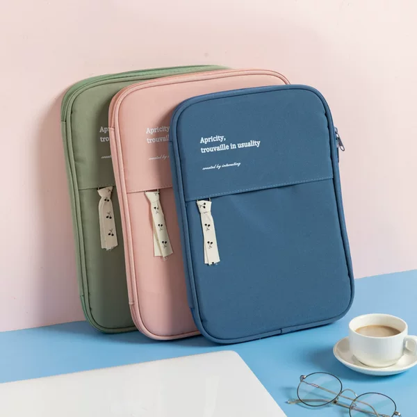 South Korea ipad bag tablet storage bag simple shockproof 11-inch 13-inch mac laptop liner bag ins