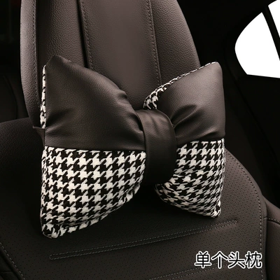 goddess backless three-piece set four | Four Seasons Pad - houndstooth-1-headrest-universal