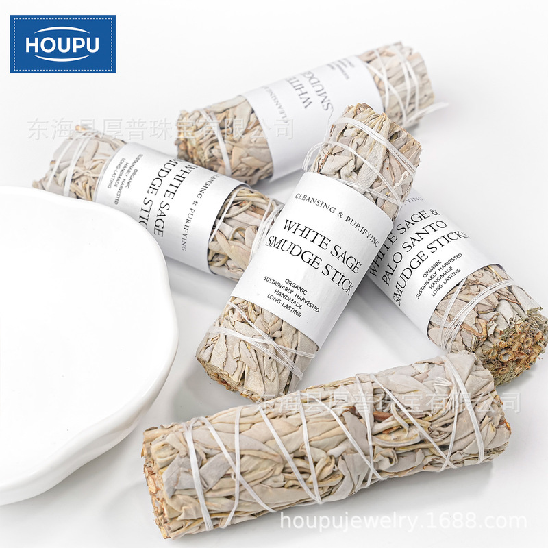 White Sage American California White Sage Incense Natural Plant Fresh Air Purification Space Sacred Wood