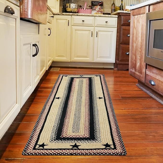 Almohadilla de suelo de cocina transfronteriza almohadilla de barro de diatomeas de viento bohemio almohadilla de suelo de absorción de agua y secado rápido dos juegos de almohadillas antideslizantes resistentes al desgaste