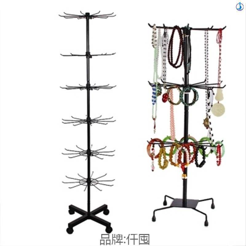 落地货架袜子超市配件零食发夹旋转手机壳挂钩展示架挂架挂件饰品