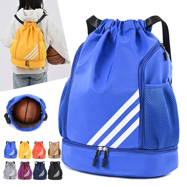 capacious basketball football backpack for traveling