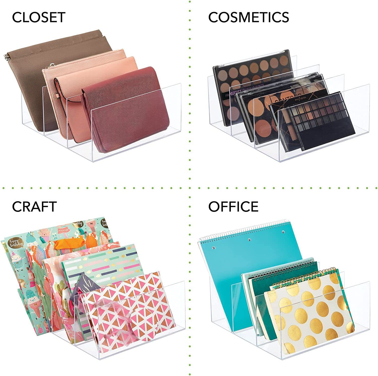 亚马逊热销亚克力钱包手提包收纳架壁橱分隔存储架手拿包腕带工厂