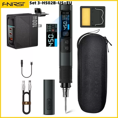 Hs-02b high configuration k+c2c cable+100w charging head us standard+european adapter