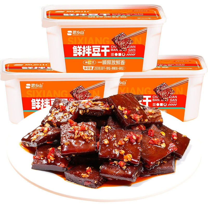 [Sixiangshan] Свежевложенная упакованная сушёная соус и готовые мешаные закуски Хунаньская специалитет Пиньцзян сушёная соус и свежемолотый тофу