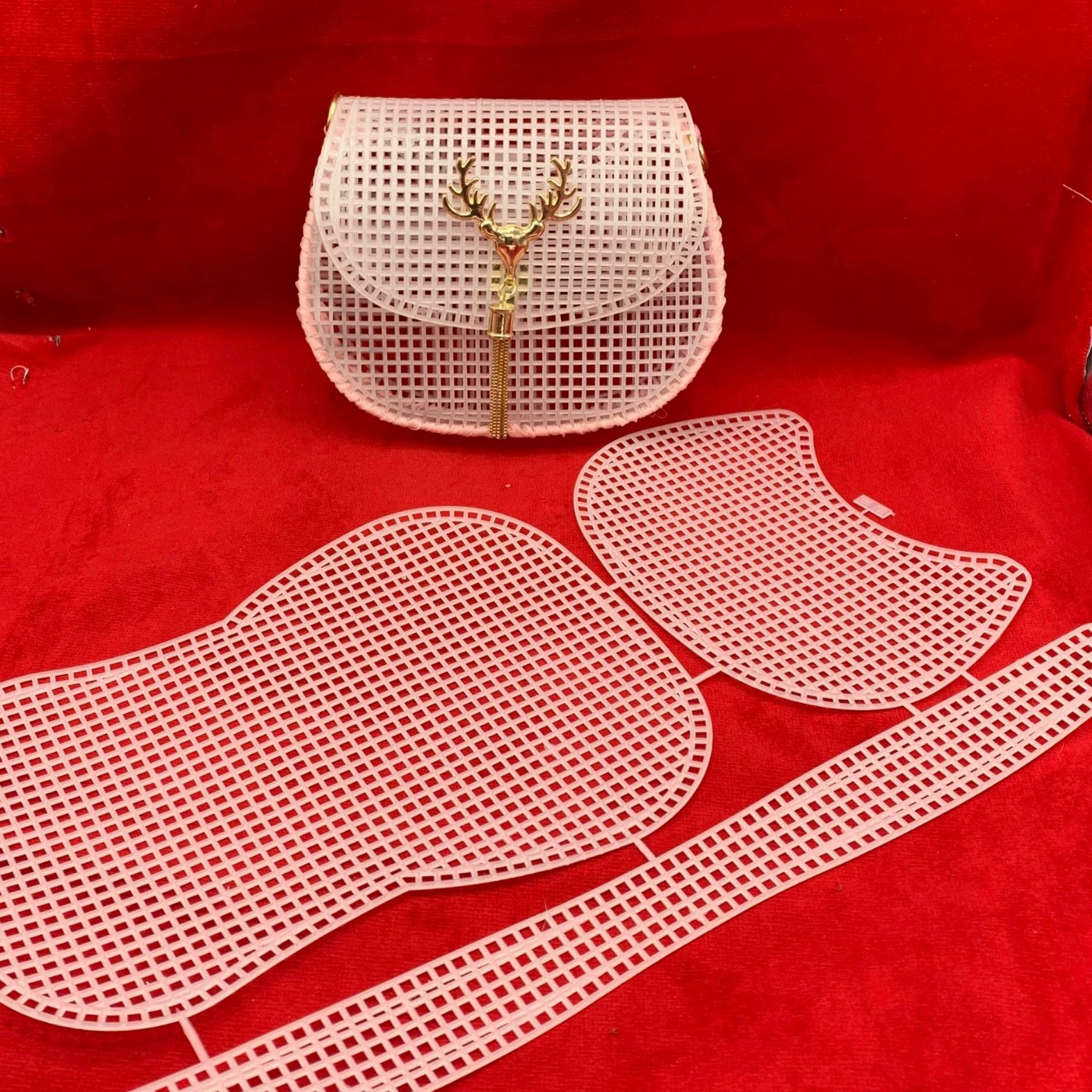 Heze Chengshuo линия льда пластиковая сетка шаблон из вышитого крестиком холста вставка dly материал подковы седловая сумка