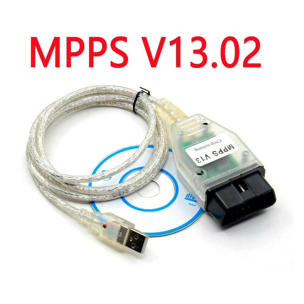 Cross-border SMPS MPPSV13 ECU Chip Tuning Tool, automotive ECU programming tool, diagnostic cable
