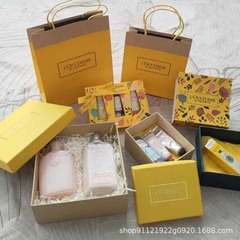 桜入浴剤ボディクリームセットスキンケア包装ギフトボックス手提げ袋ハンドクリーム三点セットギフトボックス