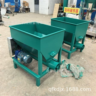 159mm管径除尘灰螺旋给料机XWZF 平行出料猪粪蛟龙下料机