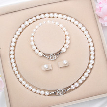 母亲节礼物天然珍珠项链近圆淡水珍珠项链 送妈妈送婆婆友