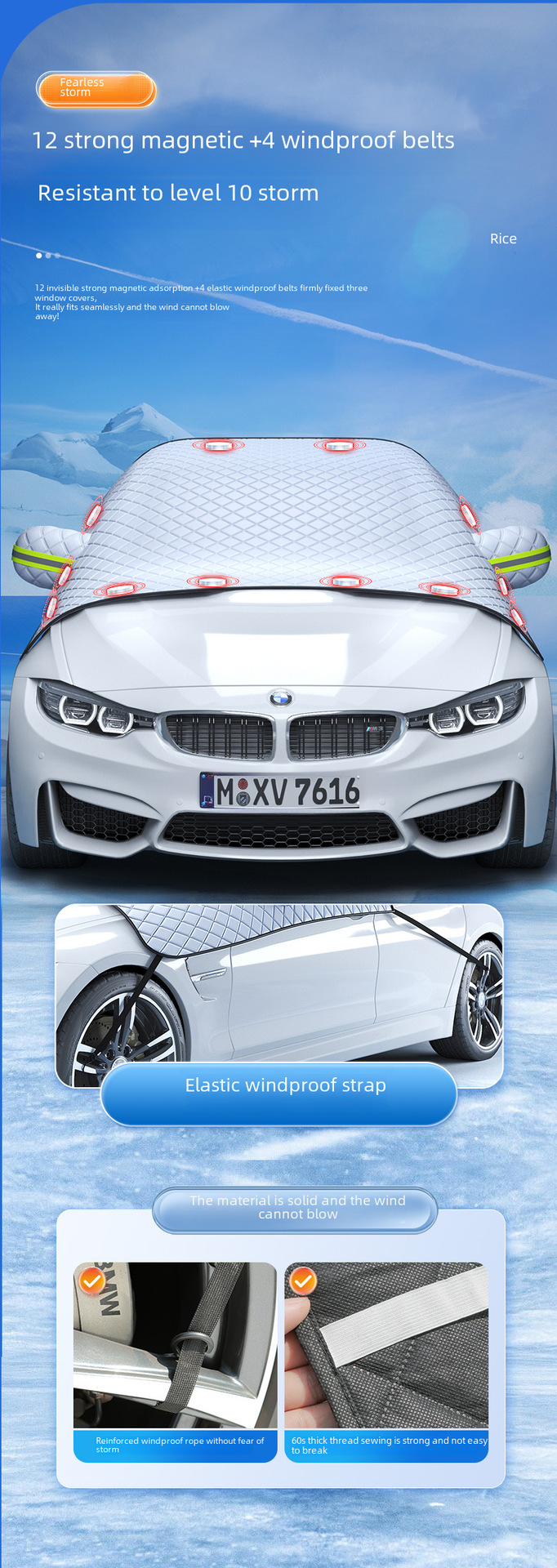 Auto-Windschutzscheibenabdeckung 13