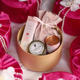 Wrapping cloth style LV compress cloth accessories gift Korean style fresh wedding gift candy box engagement candy box material package