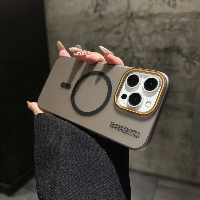 Apple 17 Pro Max Semi-Transparent Magnetic Phone Case iPhone 16 Skin-Feel Matte 14/13 Soft Sand 15 Protective Case Apple 17 Pro Max Semi-Transparent Magnetic Phone Case iPhone 16 Skin-Feel Matte 14/13 Soft Sand 15 Protective Case