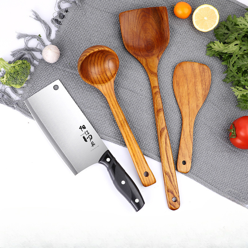 conjunto completo de cuchillos de cocina domésticos, cuchillos de cocina, utensilios de cocina, platos de cocina, cocina de arroz, cocina de cocina, conjunto de cuchillos de cocina