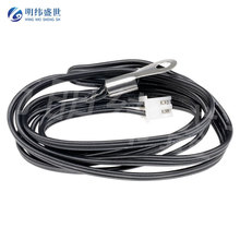 NTC热敏电阻温度传感器 带固定安装孔 10K 3950 1% 1米负温度电阻