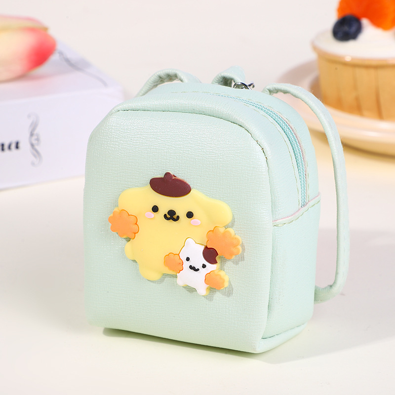 Versión coreana del monedero de dibujos animados del corazón de la niña