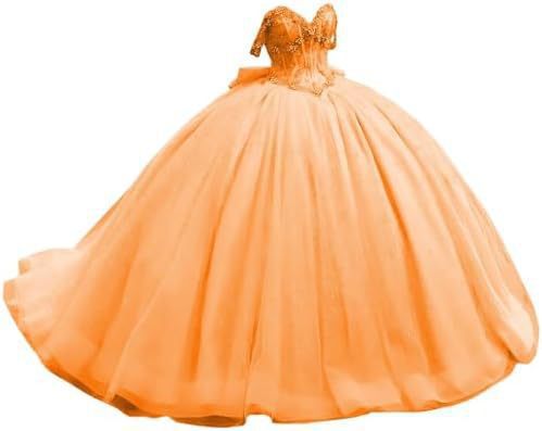Vestido de noche de cola, top de tubo de un solo hombro, vestido de fiesta para adultos, vestido de princesa de hilo esponjoso, vestido de aplicación tridimensional