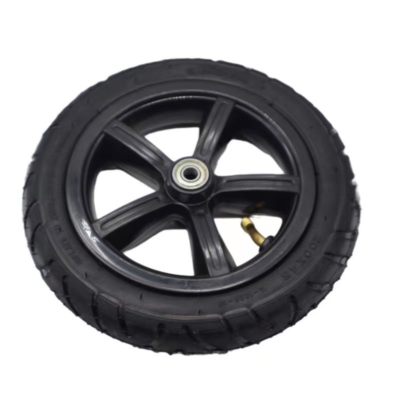 8X11/4(200*45) Electric Scooter Wheel Pneumatic Tire Inflatable Full Wheel Inner and Outer Tire (Inner Diameter 8mm)