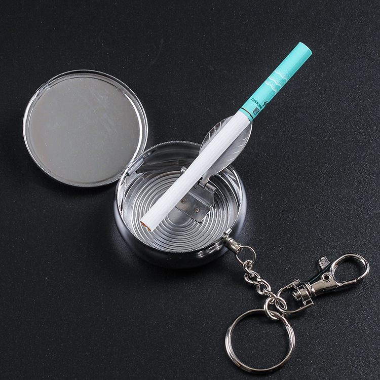 Cenciero portátil portátil móvil con cubierta de bolsillo sellado cigarrillo mini extintor de cigarrillos personalizado creativo image 2
