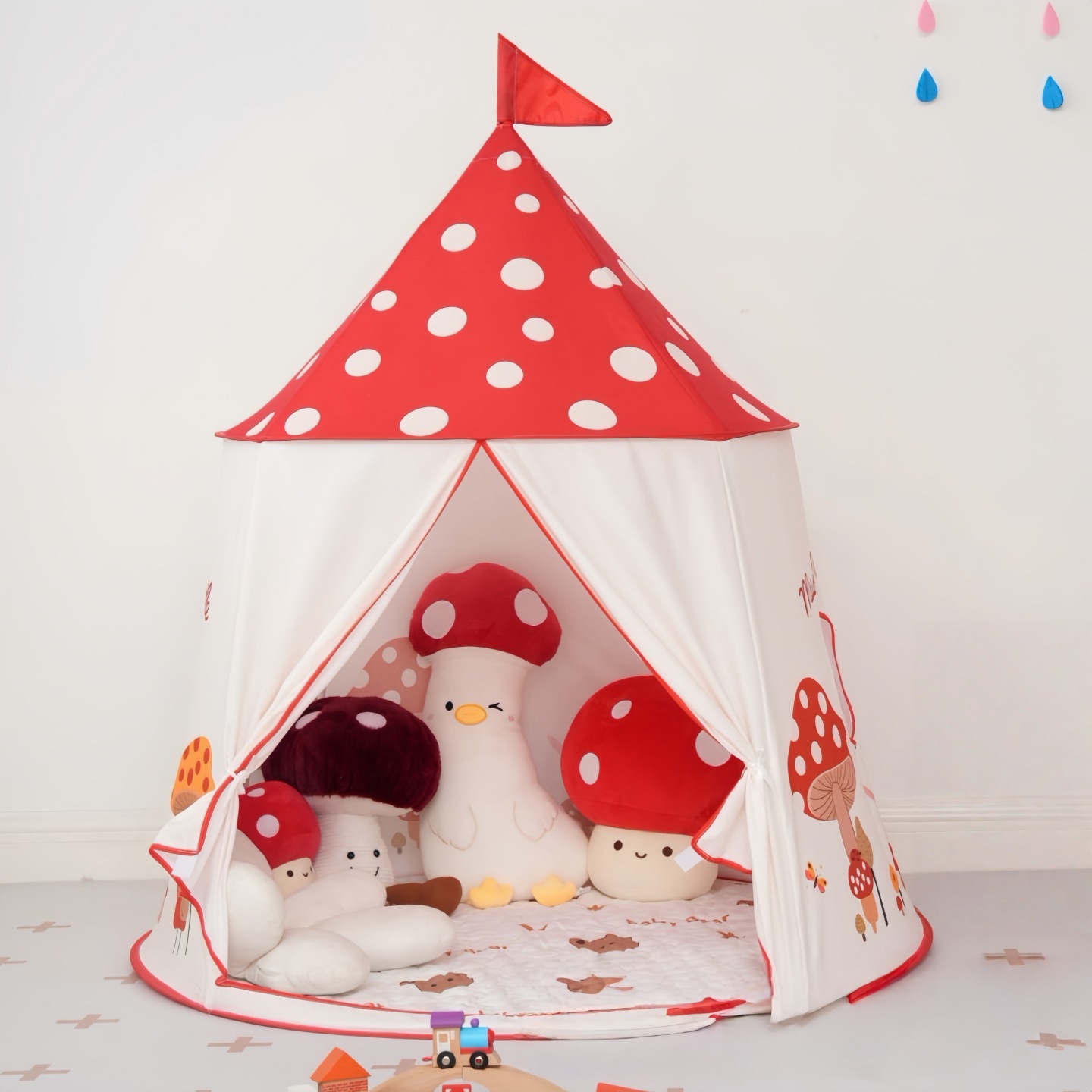 Carpa de niños niñas hogar hogar lindo mochila juguetes de peluche padres-hijos interacción pequeña tienda de campaña