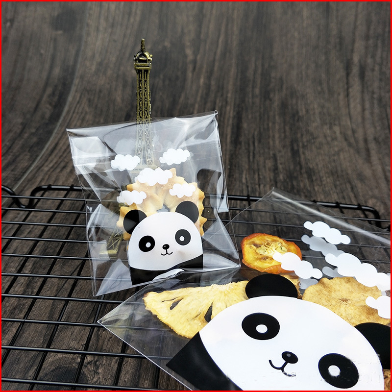 现货卡通饼干牛轧糖包装袋雪花酥自封袋小礼品袋opp100个装食品