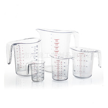 PC 量杯 250ml-4L 透明量杯 烘焙量杯 塑料带刻度测量杯 源头工厂