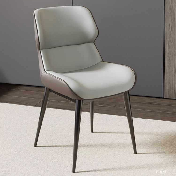 2025 Italian Minimalist Home Dining Chair Simple Modern Designer Back Chair Restaurant Dining Table Leisure Stool