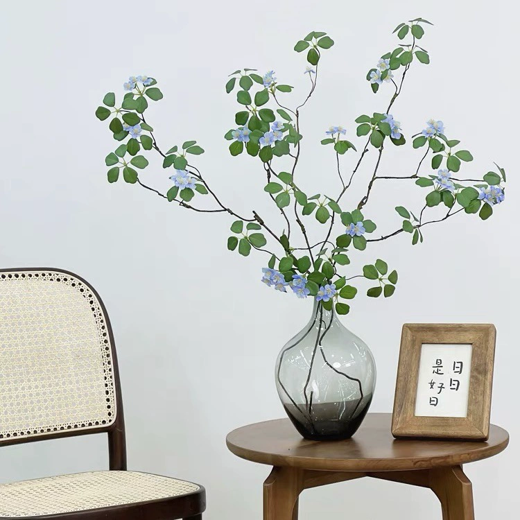 Китайский дзен моделирование Guanyinlian лист виноградной лозы цветок один лист шиповника Ложные растения букет комнатные сушеные цветы украшения