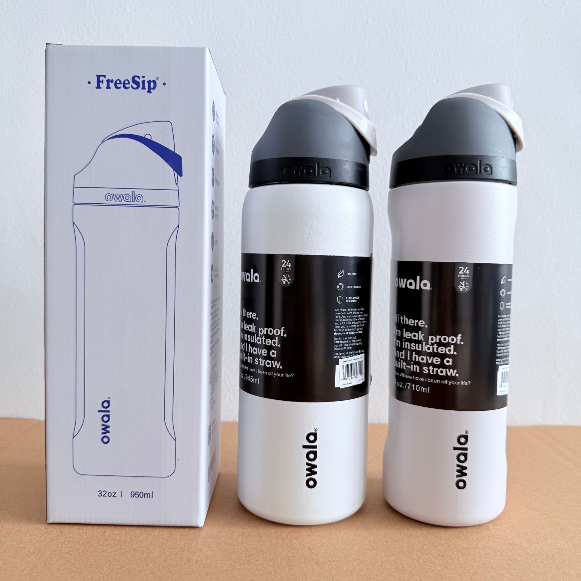 Owala en stock de gran capacidad portátil hervidor de agua al aire libre para hombres tazas de agua caliente de moda para mujeres tazas de fruta deportivas al por mayor