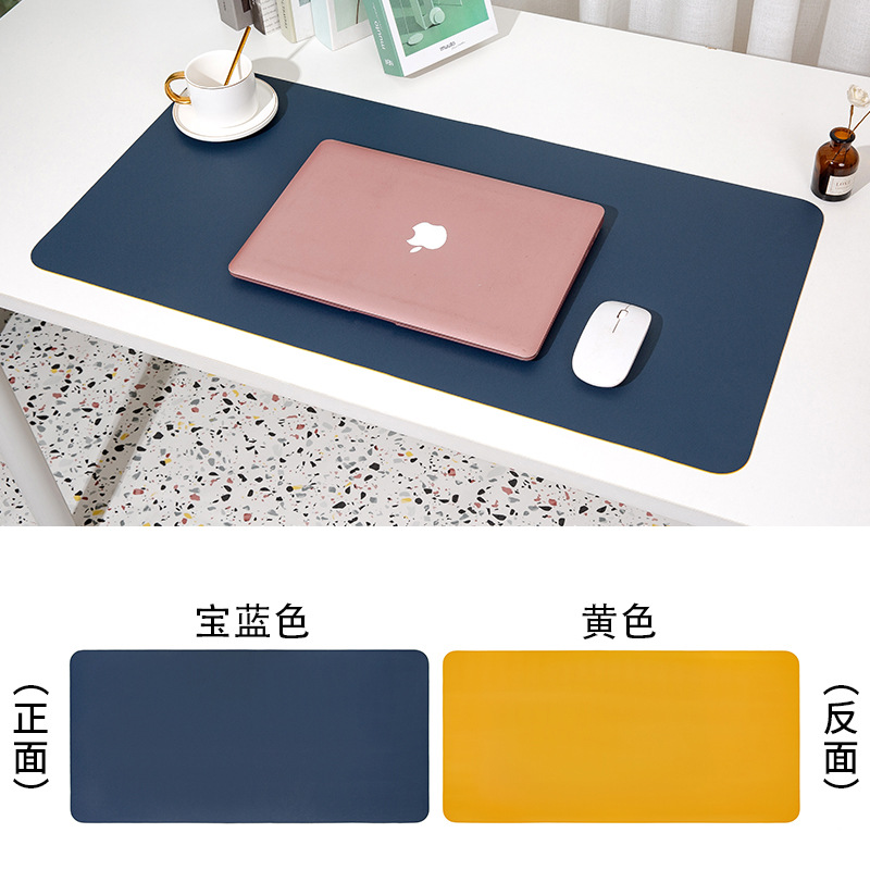 Alfombrilla de ratón de cuero de Amazon Alfombrilla de mesa de uñas grande resistente a la suciedad Alfombrilla de escritorio de oficina de computadora simple impermeable y a prueba de aceite LOGO