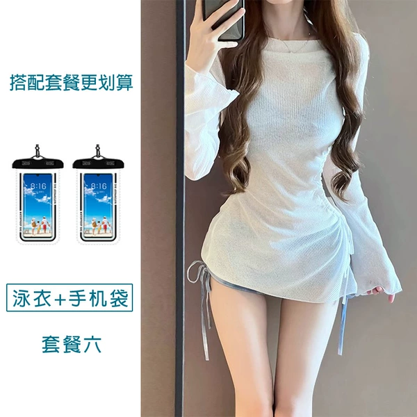 [Package (6) Denim Blue] (2 mobile phone bags)