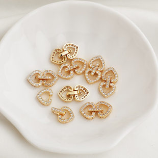 14K����ɫ��ʯ�p�����B�ӿ�����������β�����diy���Ʒ