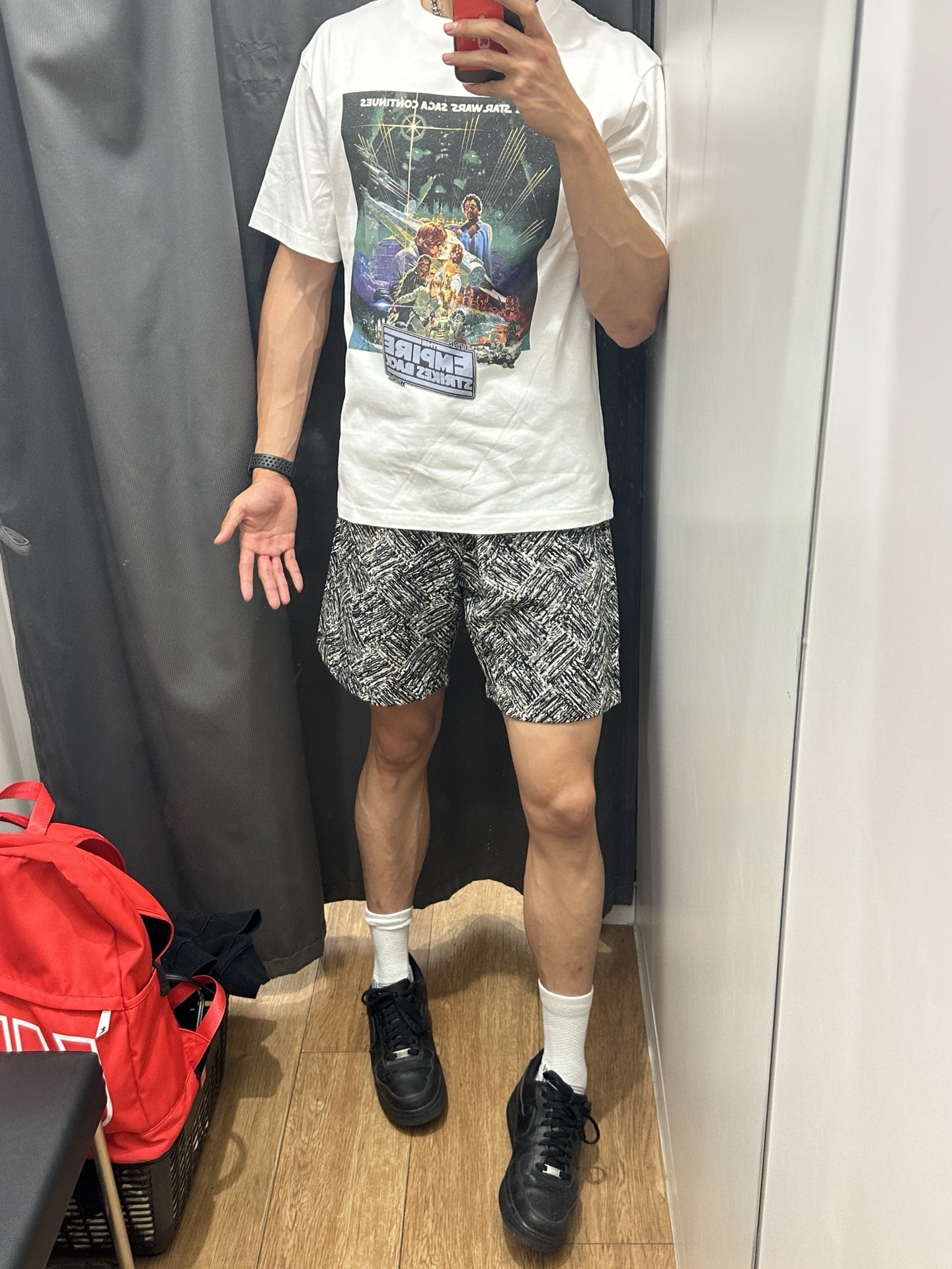 Men's Mid-Length Basketball Sports Shorts Chinese Style Printed Heavy Duty Drape Casual Wide Leg Beach Five Point_viptrois.com