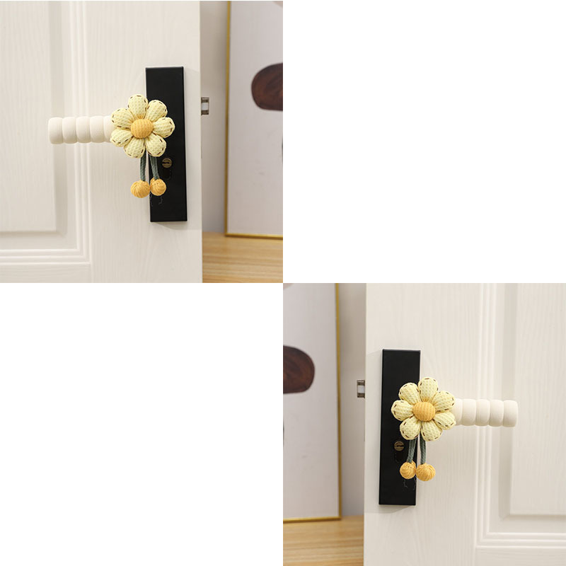 Threading flower [goose yellow] left hand open the door right hand open the door [2 pieces]]