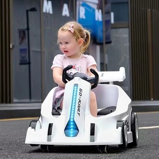 Children's Electric Drift Car Kart Children 1-3 Years Old Toy Car Seatable Male and Female Baby Car with Remote Control