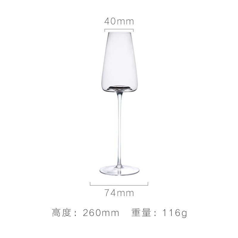 26cm 오목한 바닥 [순수 투명]]