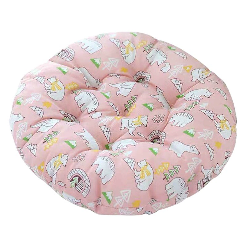 Утолщенная Подушка для стула Компьютерная офисная подушка для сиденья Студенческая скамья Льняная вентиляционная Подушка Ткань Татами Коврик