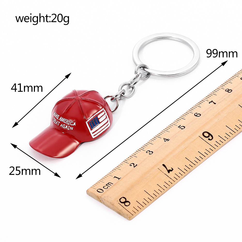 American Style Style European Hip Hop Baseball Cap Keychain Street Fashion Men's Gift Backpack Pendant Children Key Chain