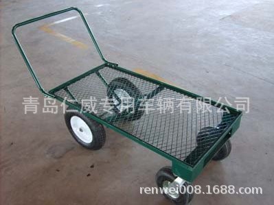 花园平板车 花盘搬运车 园林工具车