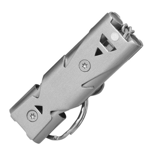 Stainless steel whistle, outdoor survival whistle, high frequency whistle, earthquake life-saving whistle, high decibel blast whistle