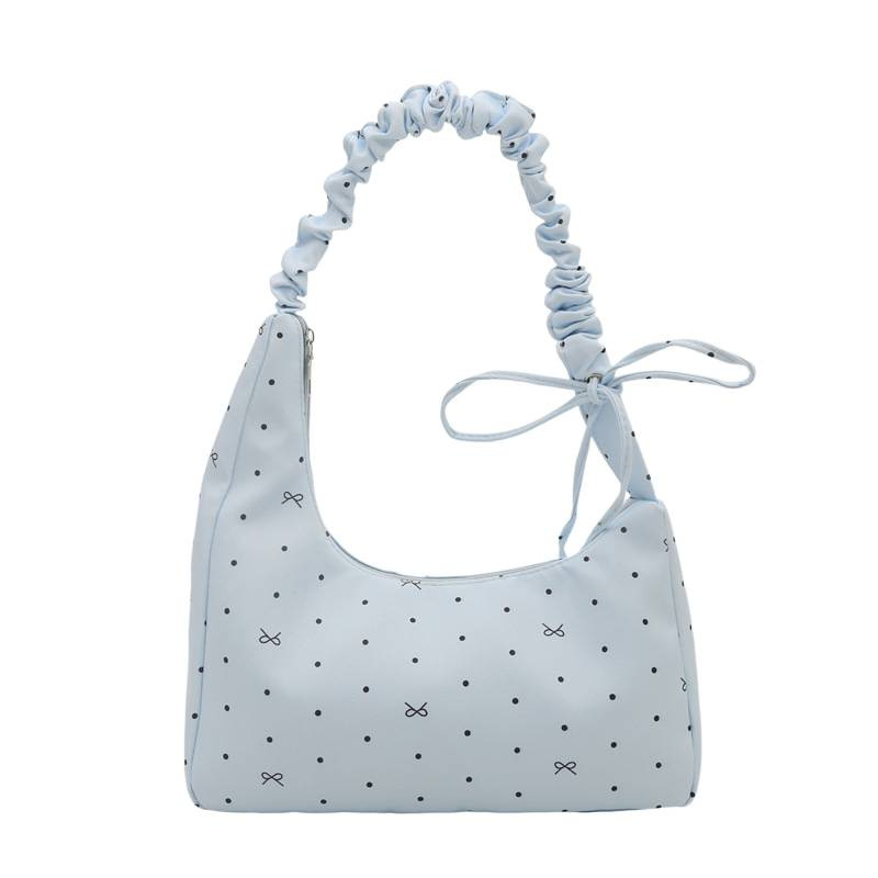 Bolsa tote da moda com estampa de laço para maternidade e ginásio_voghion.com