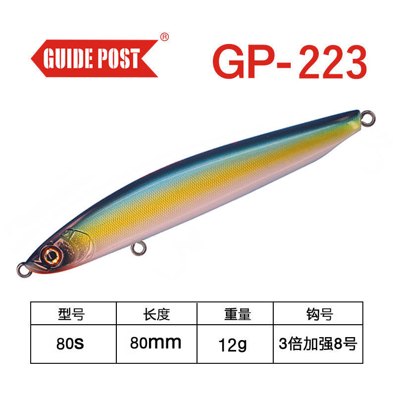 ↑ agua sumergida: GP - 223 color 12 g / 8cm - Lista de compras obligatorias